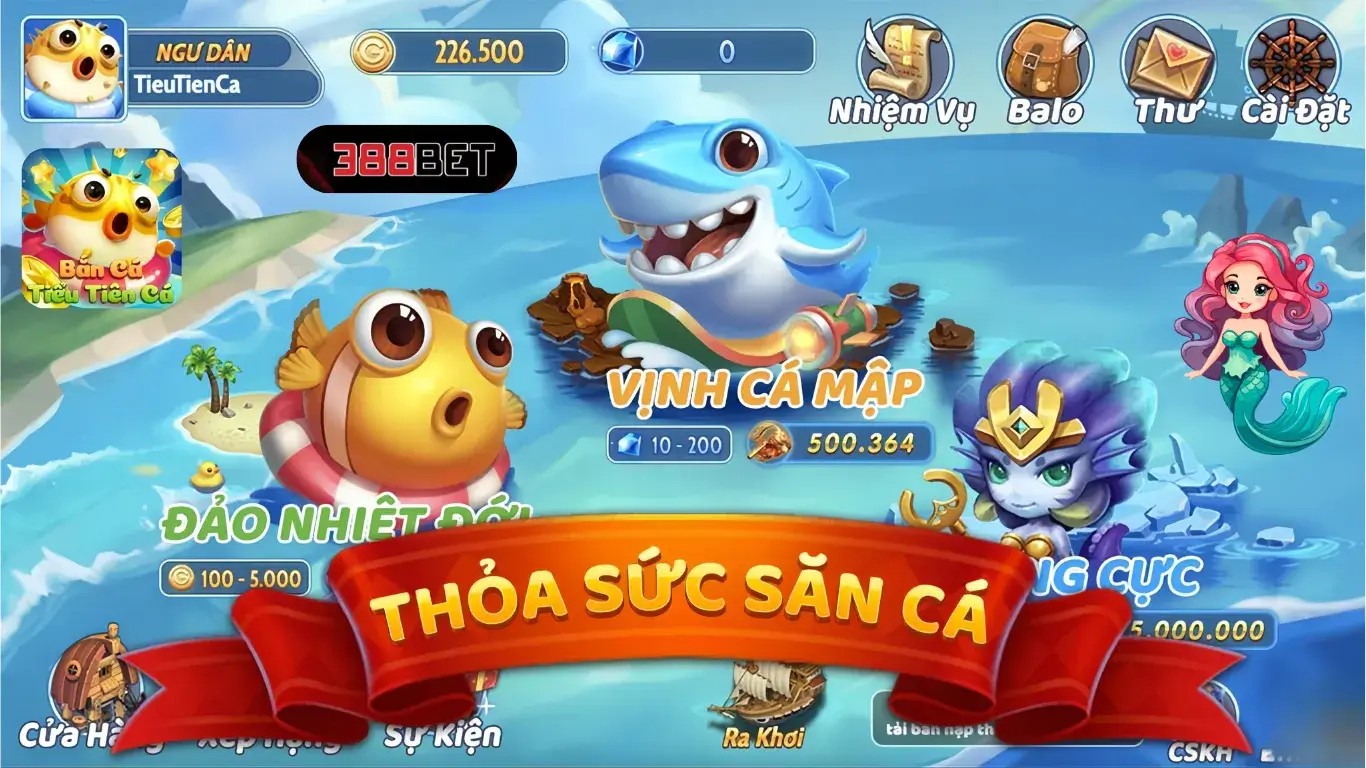 Luật chơi của game bắn cá Tiểu Tiên tại 388BET