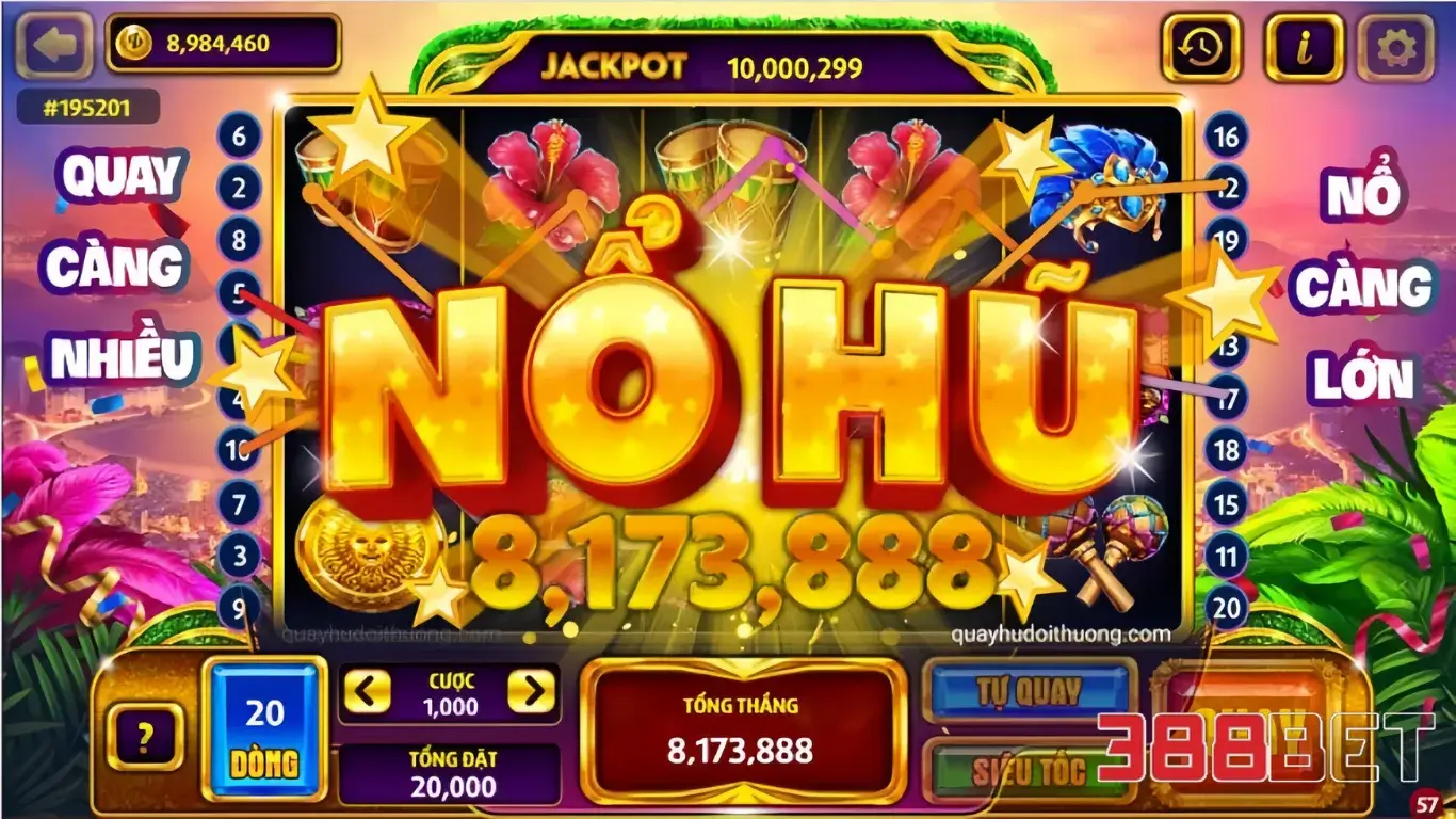 Nổ Hũ 388BET - Bí Quyết Chơi Hiệu Quả Để Trúng Thưởng Lớn